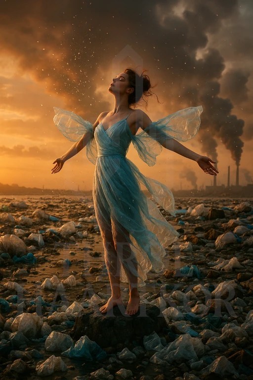 The Nymph with the Butterfly Bag