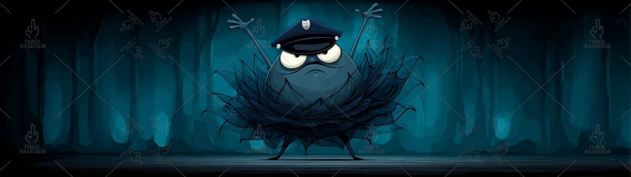 The Reality Behind the Uniform - 32:9 - A cop in a tutu, which represents the reality of their uniform, which I spit on.