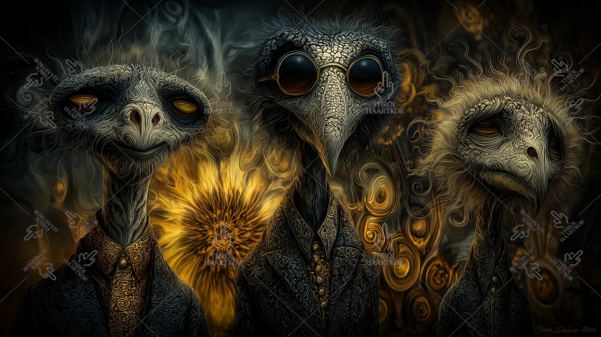 Triad of the Plucked