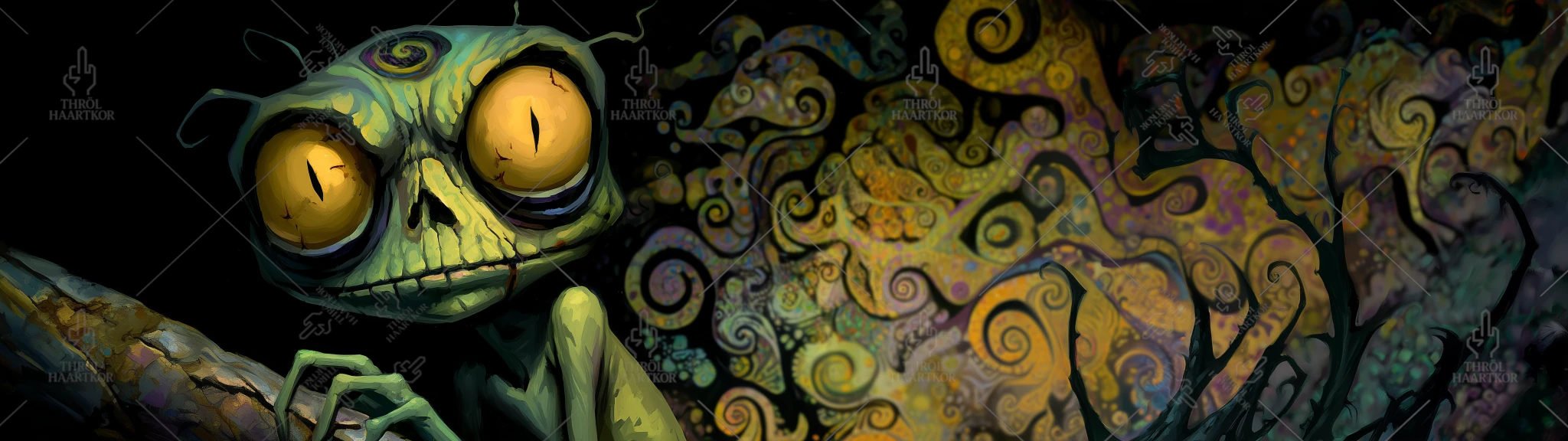 Clerk of Hallucinations - 32:9 - the creature guardian of hallucinations