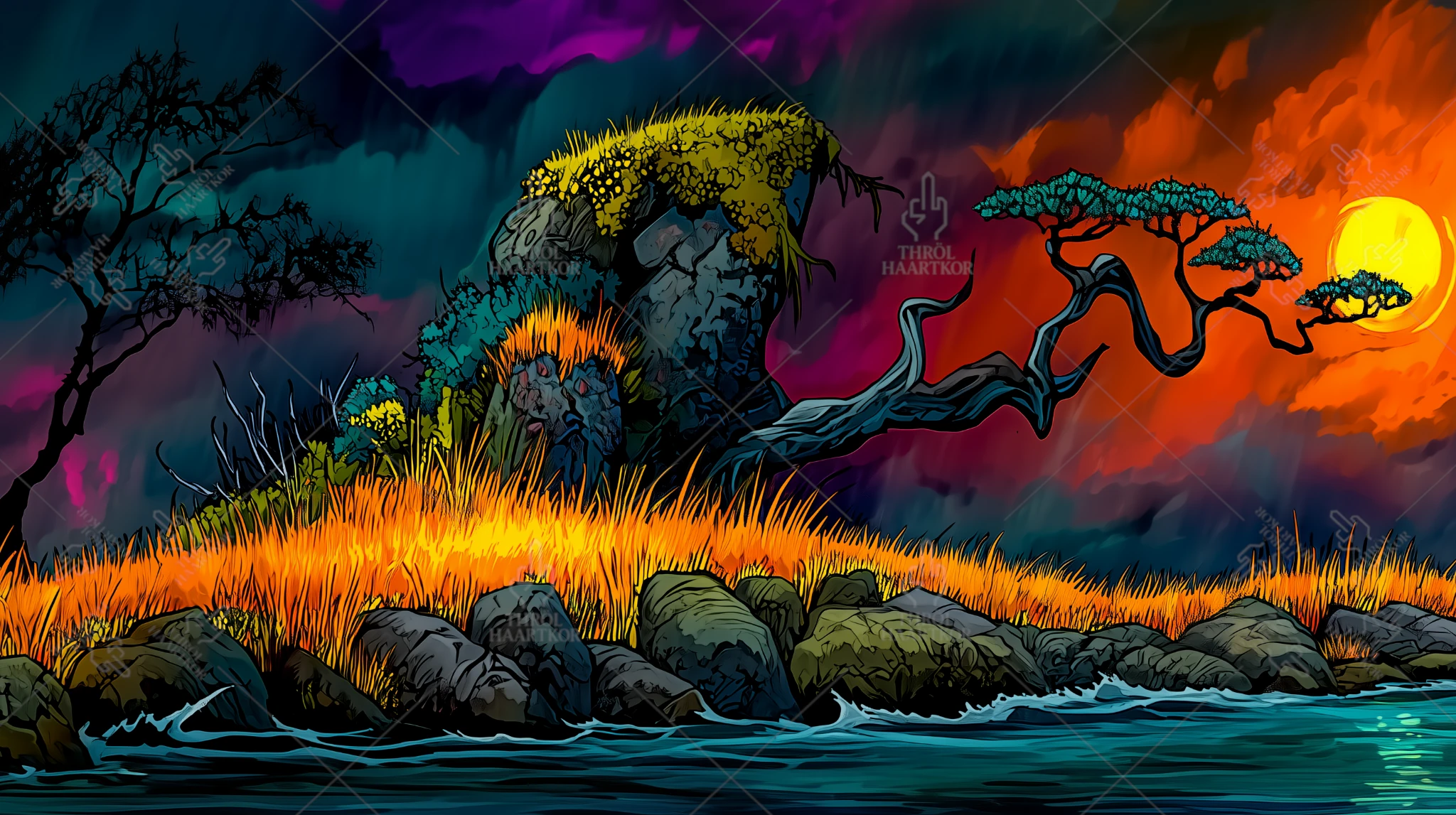 The Grave - 16:9 - An unmarked grave on a lost island.